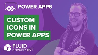 Custom Icons in Power Apps [upl. by Yelnahs514]