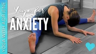 Yoga for Anxiety  20 Minute Practice  Yoga With Adriene [upl. by Fairlie]