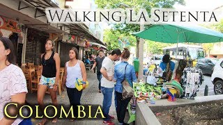 Laureles Medellin Colombia  Walk Famous La Setenta  4K [upl. by Charleton]