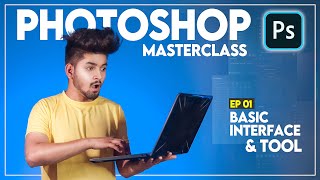 Basic Interface amp Tools of Adobe Photoshop  Photoshop Masterclass ep01 NSB Pictures [upl. by Rois]