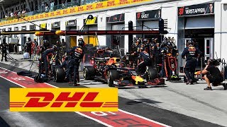 DHL Fastest Pit Stop Award New F1 Pit Stop World Record Red Bull RacingMax Verstappen [upl. by Thecla]