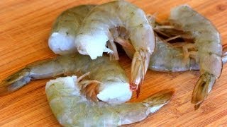 How To Peel And Devein Shrimp [upl. by Ausoj]