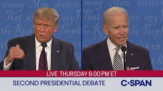 Second 2020 Presidential Debate between Donald Trump and Joe Biden [upl. by Warring]