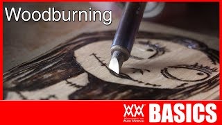 Beginners Guide to Woodburning Pyrography BASICS [upl. by Merdith620]