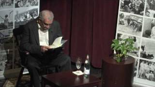 Derek Walcott reads White Egrets at Lesley University Part 1 of 5 [upl. by Ahsile]