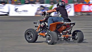 Sick Quad Stunts on KTM 525XC [upl. by Kho]