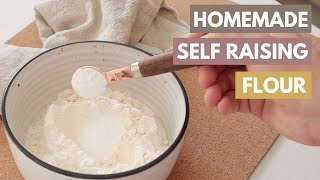 HOW TO MAKE SELF RAISING FLOUR AT HOME [upl. by Renrag407]