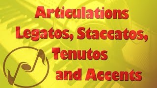 Articulations  How to play Legato Staccato Tenutos and Accents on the Piano [upl. by Teddi]