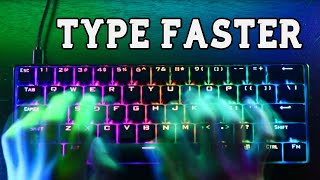 Learn how to type REALLY FAST 200wpm [upl. by Leban925]