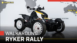 Discover the new 2022 CanAm Ryker Rally – Walkaround [upl. by Lucita377]