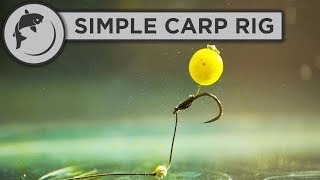 The EASIEST Carp Fishing rig to tie [upl. by Llerrem]