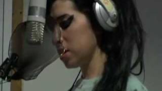 Amy Winehouse recording Valerie in studio [upl. by Aneej328]