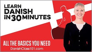 Learn Danish in 30 Minutes  ALL the Basics You Need [upl. by Runkle]