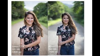 Canon 50mm 14 VS 85mm 18 with photo samples [upl. by Bean]