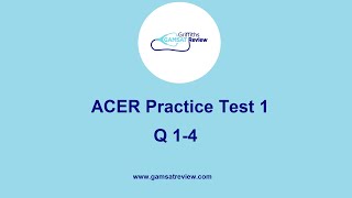 GAMSAT Green Booklet  Practice Test 1 Q14 [upl. by Moreno]