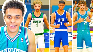 EVOLVING LAMELO BALL IN NBA 2K22 [upl. by Ridglea]