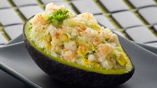 Recette  Avocat au crabe [upl. by Wiedmann903]