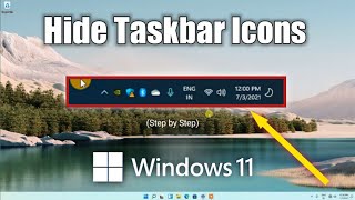 How to Show or Hide Icons In Taskbar or System Tray in Windows 11 [upl. by Greeley]