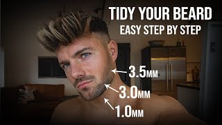 Easy amp Effective Beard Tidying Tutorial [upl. by Odab]