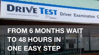 DRIVETESTCA  from a 6month wait to 48 hours  How to reschedule your drive test in Ontario [upl. by Gorges]