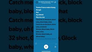 Glock baby spotify lyrics music [upl. by Aubree]