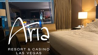 Aria Hotel Las Vegas Strip View Room  What You Need to Know [upl. by Benetta]