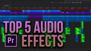 5 Great Audio Effects in Adobe Premiere Pro [upl. by Yrrek468]