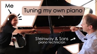 How to tune a piano  feat Steinway amp Sons piano technician Vinzenz Schuster [upl. by Marlow]