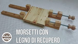 Morsetto in legno FAI DA TE  DIY wooden clamps [upl. by Enyalb]