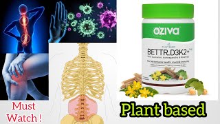 OZIVA better D3k2 Honest Review  OZIVA plant based vitamin D3k2  bone health  The Real Me [upl. by Etnoid]