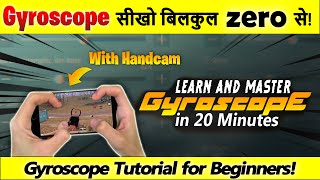 How to use Gyroscope in PUBG Mobile  Learn Gyroscope from zero  Gyroscope Tutorial with Handcam [upl. by Mackler407]