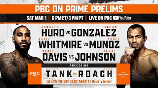 Tank vs Roach FIGHT NIGHT PRELIMS  TankRoach [upl. by Feerahs]