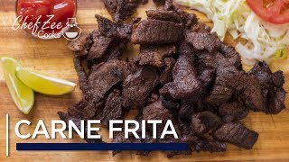 Carne Frita Dominicana  Fried Crispy Beef  Dominican Street Food  Chef Zee Cooks [upl. by Drawoh55]