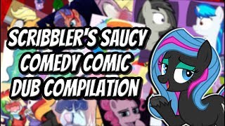 Scribblers Saucy Comedy Comic Dub Compilation MLP Comic Dubs [upl. by Ytrebil225]