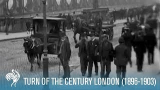 Early English Traffic Turn of the Century London 18961903  British Pathé [upl. by Sabelle]