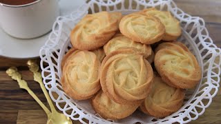 Butter Cookies Recipe  How to Make Butter cookies [upl. by Amaral]