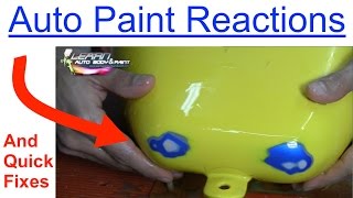 UGLY Paint Reactions  Paint BitingWrinkling Causes and Solutions [upl. by Tamarra]