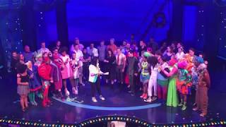 Final curtain call amp speech  SPONGEBOB ON BROADWAY  Tina Landau [upl. by Yecnuahc9]