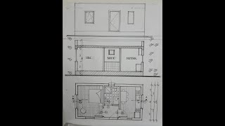 Mimari kesit cephe çizimi Ölçek 150 [upl. by Ahsitauq201]