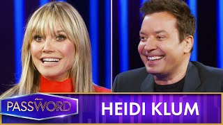 Password with Heidi Klum and Jimmy Fallon [upl. by Gallager780]