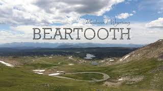 Beartooth Pass by Motorcycle drone footage [upl. by Eatnoed]