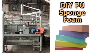 Manufacturing Process Of Polyurethane PU Sponge Foam Machine [upl. by Farah808]