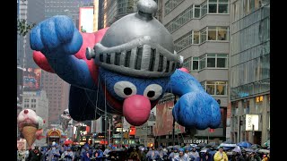 Macys Parade Balloons Super Grover [upl. by Nrubyar]