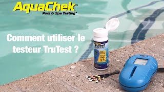 Comment utiliser le tester TruTest de chez Aquachek [upl. by Ahsekin]