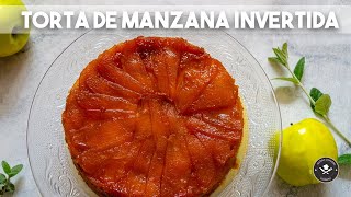 TORTA DE MANZANA INVERTIDA EN 3 PASOS Y NO SE PEGA [upl. by Nnylf]