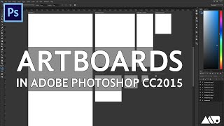 How to Create Artboards in Adobe Photoshop Tutorial [upl. by Niwled]