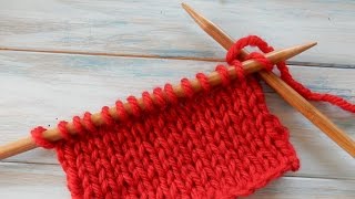 How to Knit Stitch k in Knitting [upl. by Yauqram]