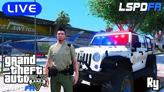 LIVE GTA 5 LSPDFR Police Mod 2014 Jeep Wrangler Rubicon [upl. by Annam]