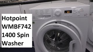 Hotpoint WMBF742 1400 Spin Washing Machine [upl. by Angell408]