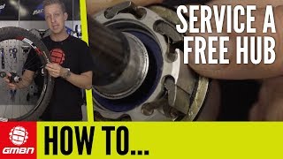 How To Service A Free Hub Body  Mountain Bike Maintenance [upl. by Serle]